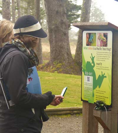 Interpretive sign in Children's park